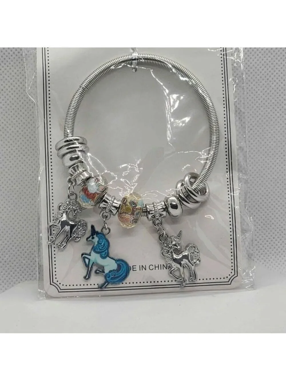 Brand New   Three Unicorn Bracelet